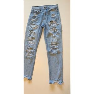 American Eagle - high rise / mom jeans
